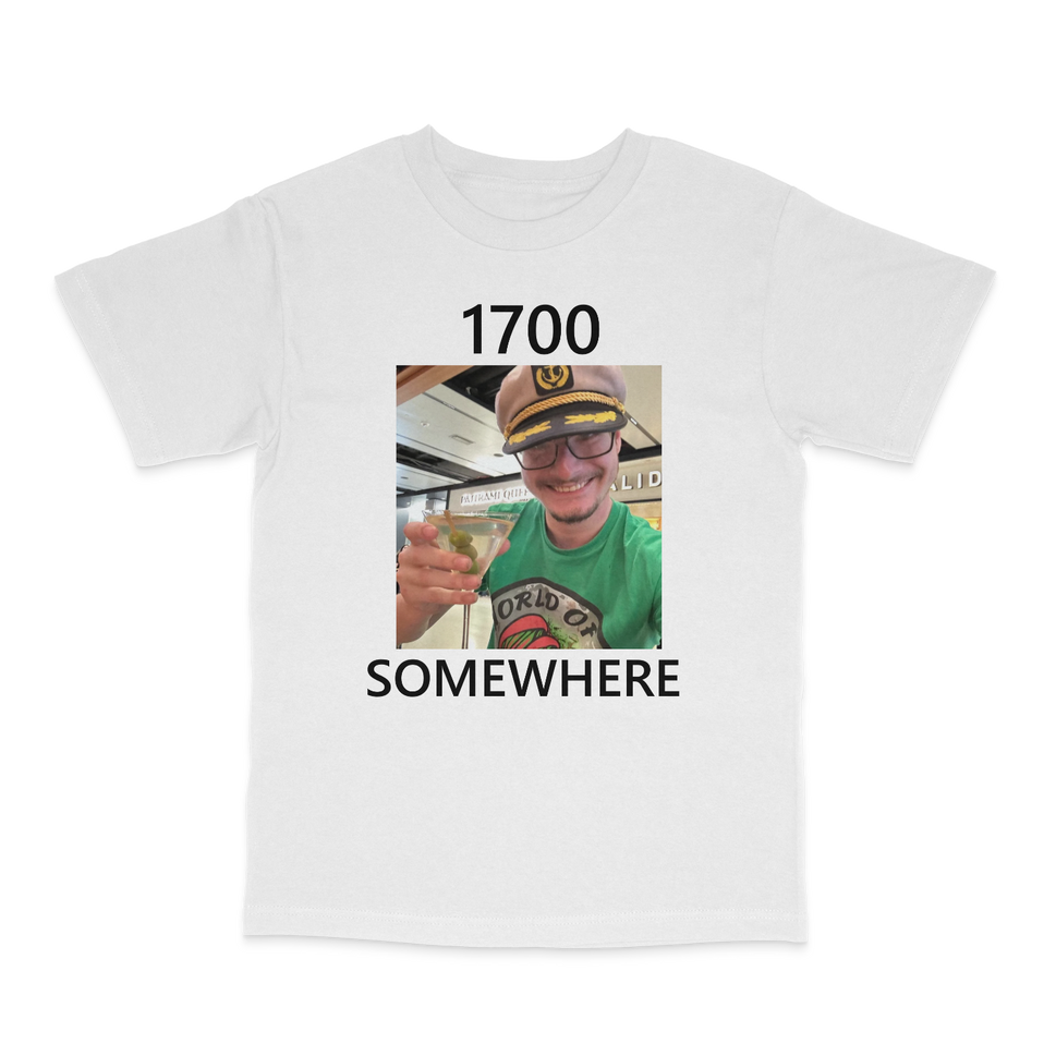 1700 Somewhere T-ShirtWhite / S