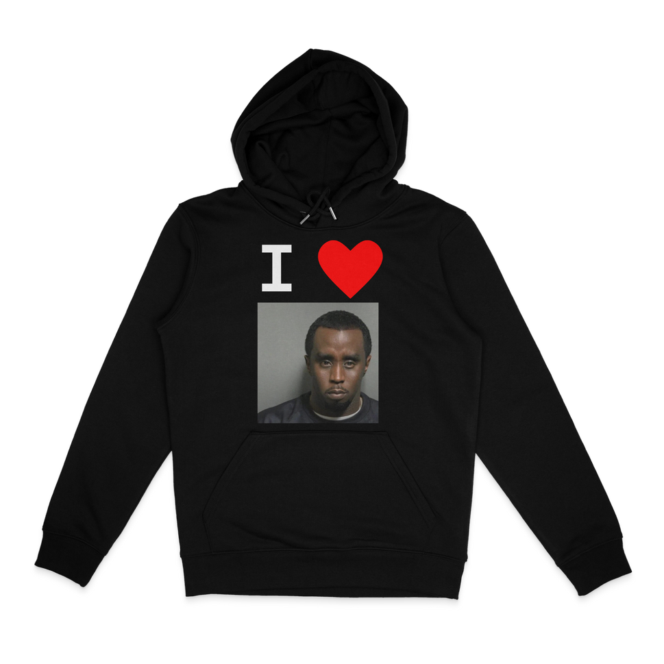 I Love Diddy HoodieBlack / S