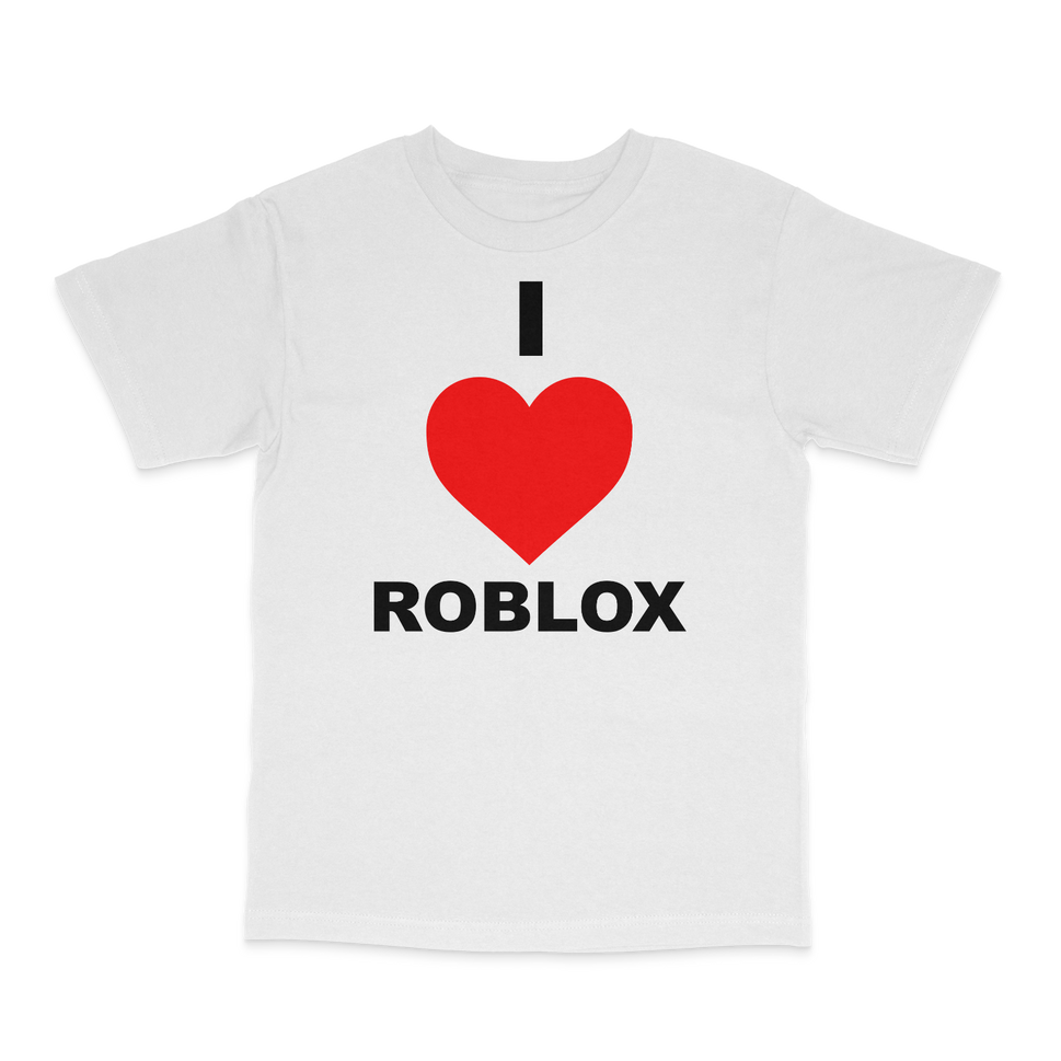 I Love Roblox T-ShirtWhite / S